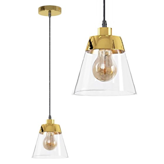TOOLIGHT riippuvalaisin APP895-1CP Kulta, 17, 5x16, 5x90cm