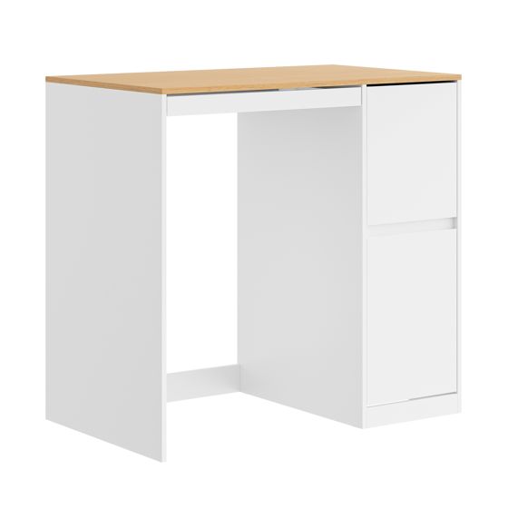 Pesukonekaappi 2 kpl setti kuivatuspöydällä ja 2 laatikolla valkoinen 100.0x60.0x95.0 cm BZR223-WN