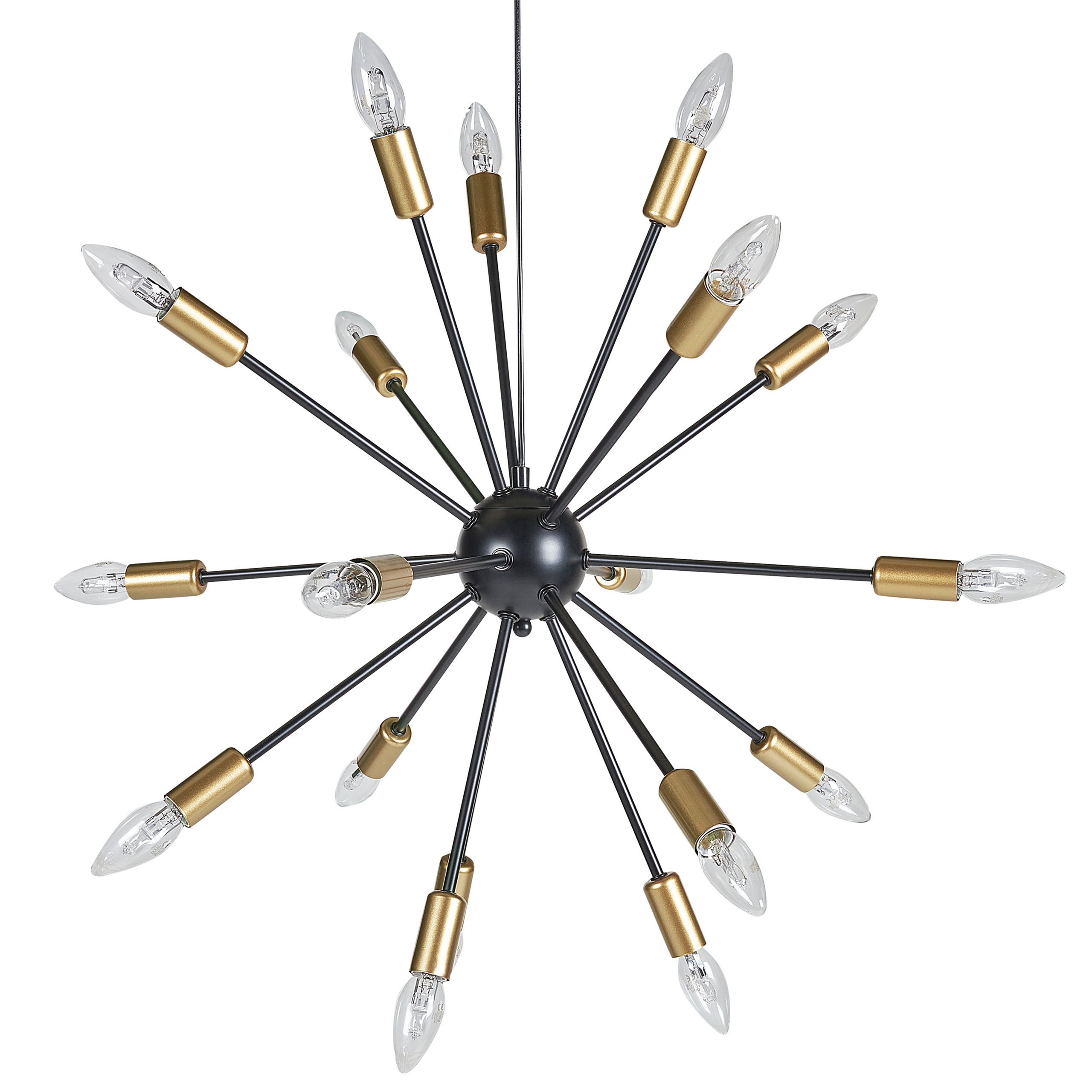 Riippuvalaisin MAGUSE metalli Musta/kulta