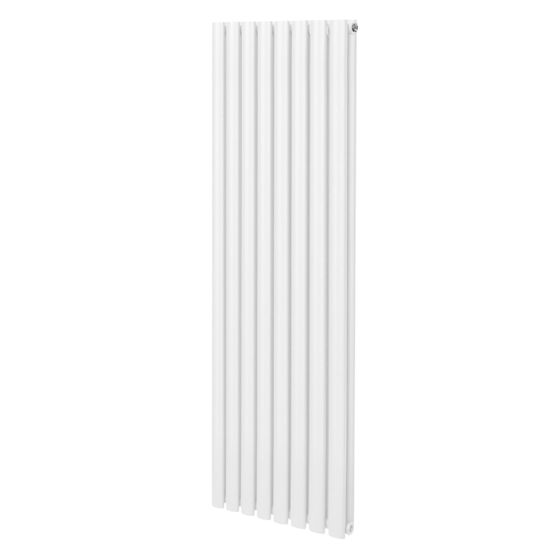 Soikea pylväspatteri – 1600 mm x 480 mm – Valkoinen