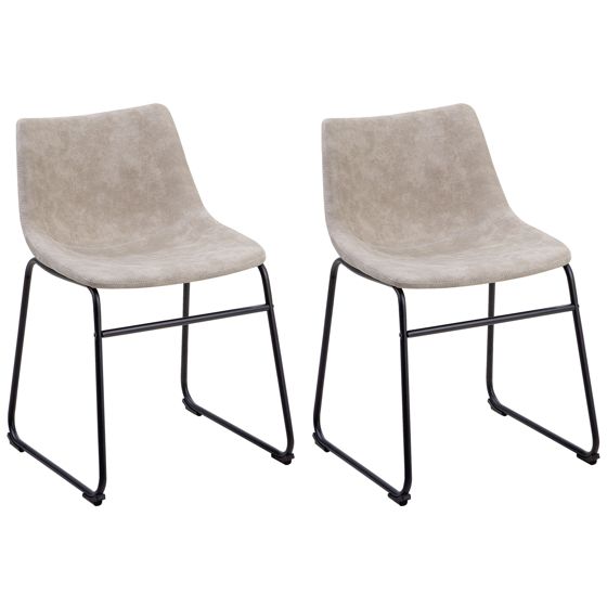 Ruokatuolisetti 2 kpl BATAVIA Kangas Beige