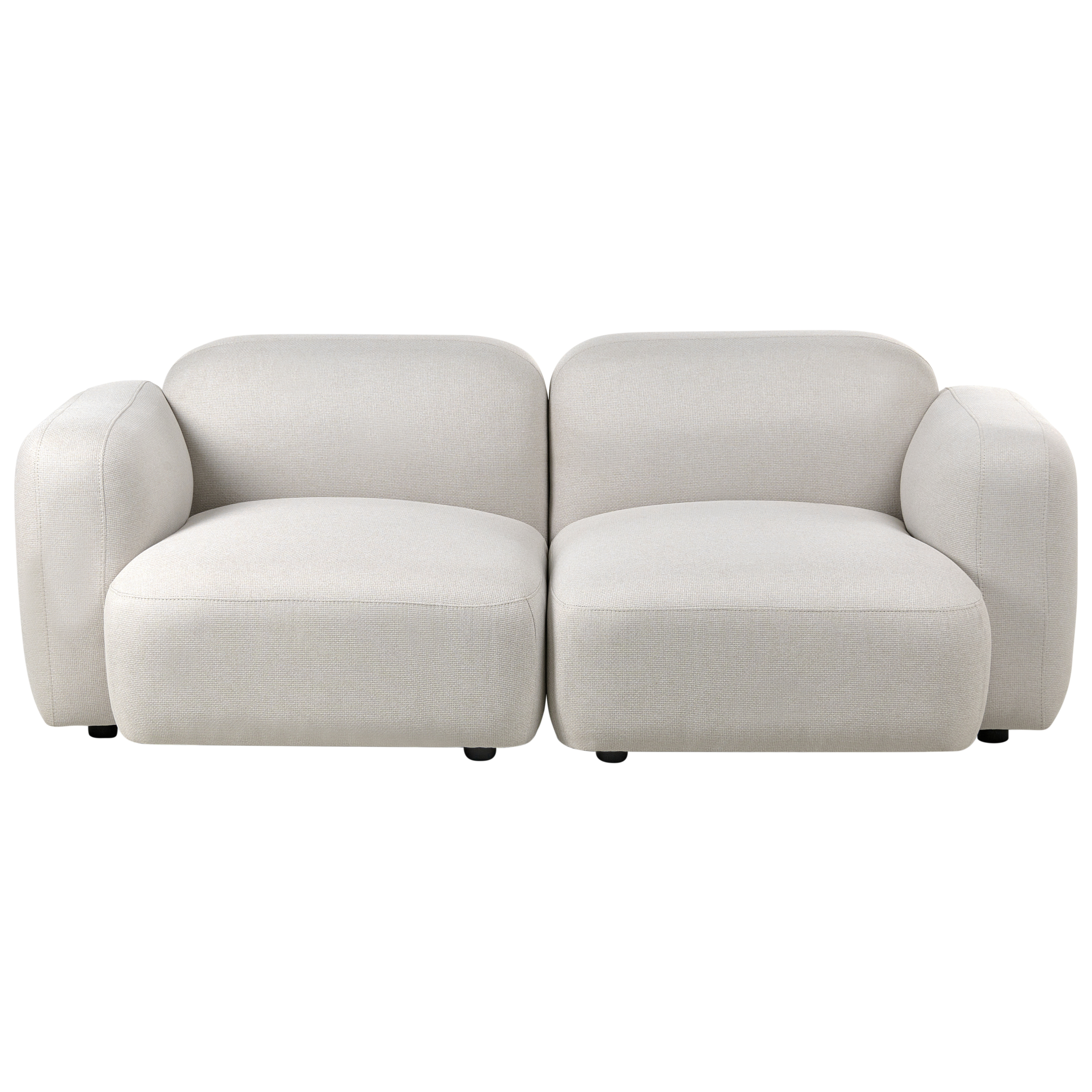 Sohva 3-istuttava AFOSS kangas Vaaleanbeige