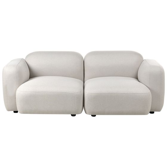 Sohva 3-istuttava AFOSS kangas Vaaleanbeige