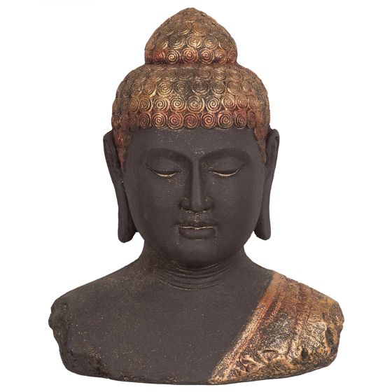 Koriste Buddha CARUM keramiikka Musta