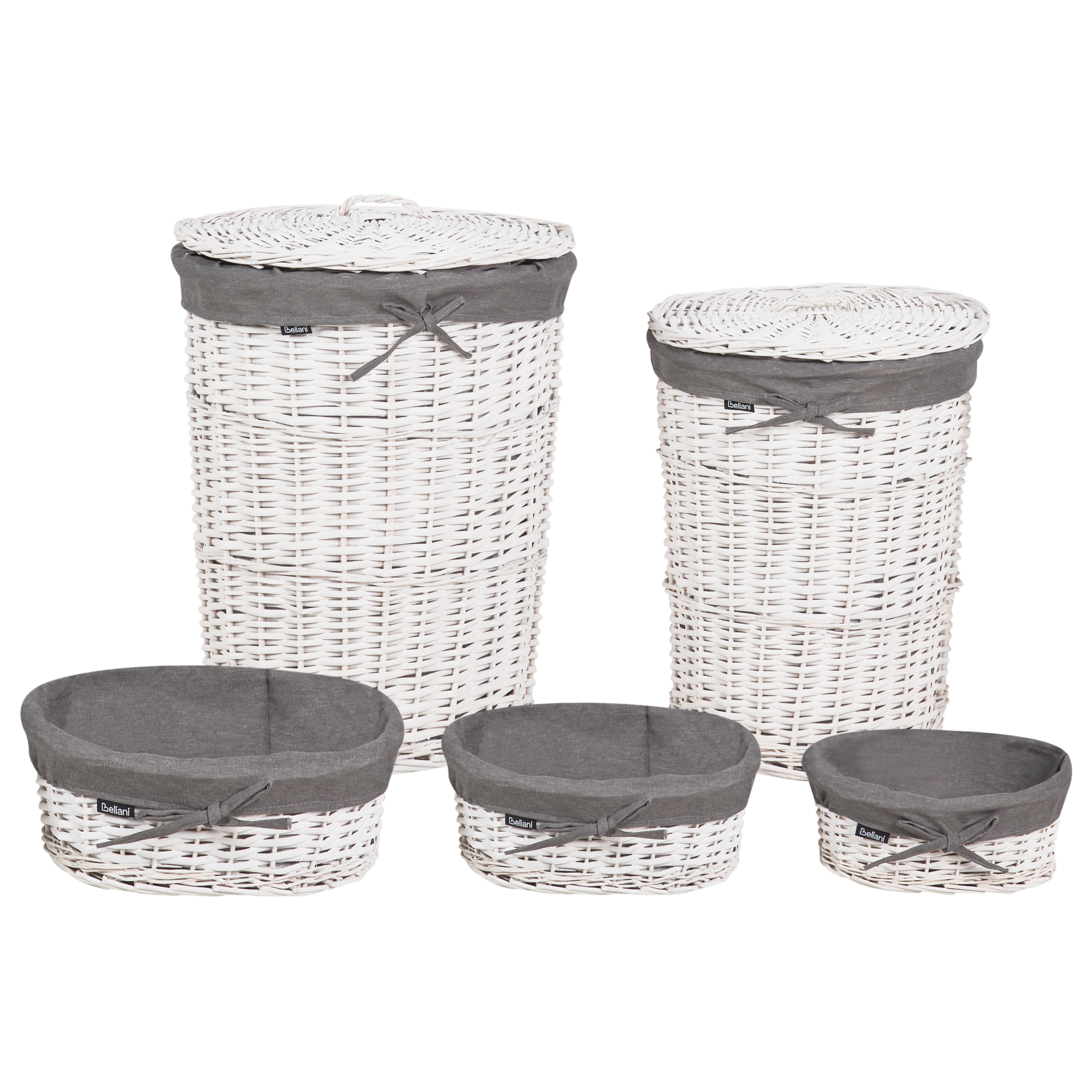 Korisetti 5 kpl VAKARI Paju Harmaa 55/89 L