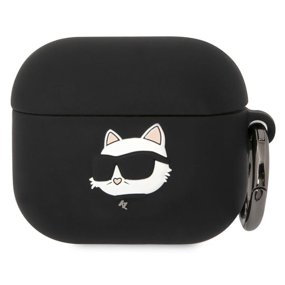 Kuori Silikoni AirPods 3 Choupette Head 3D Iskunkestävä