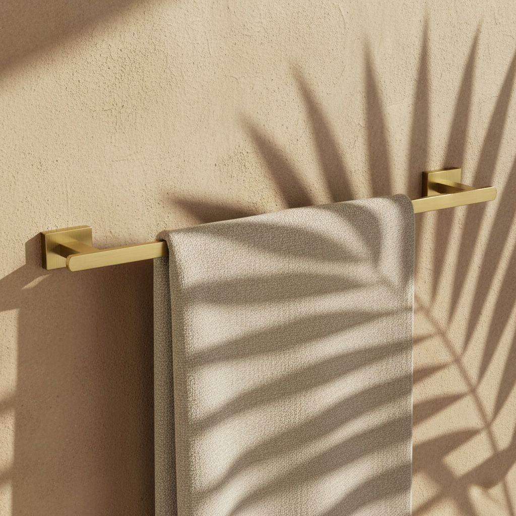 REA kylpyhuoneteline 201 OSTE harjattu kulta, 56,5X6,5X3,5CM