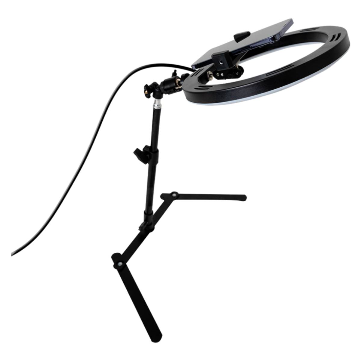 Vaikuttaja Sarja Makro Valo Rengas Valkoinen Pöytä Jalusta