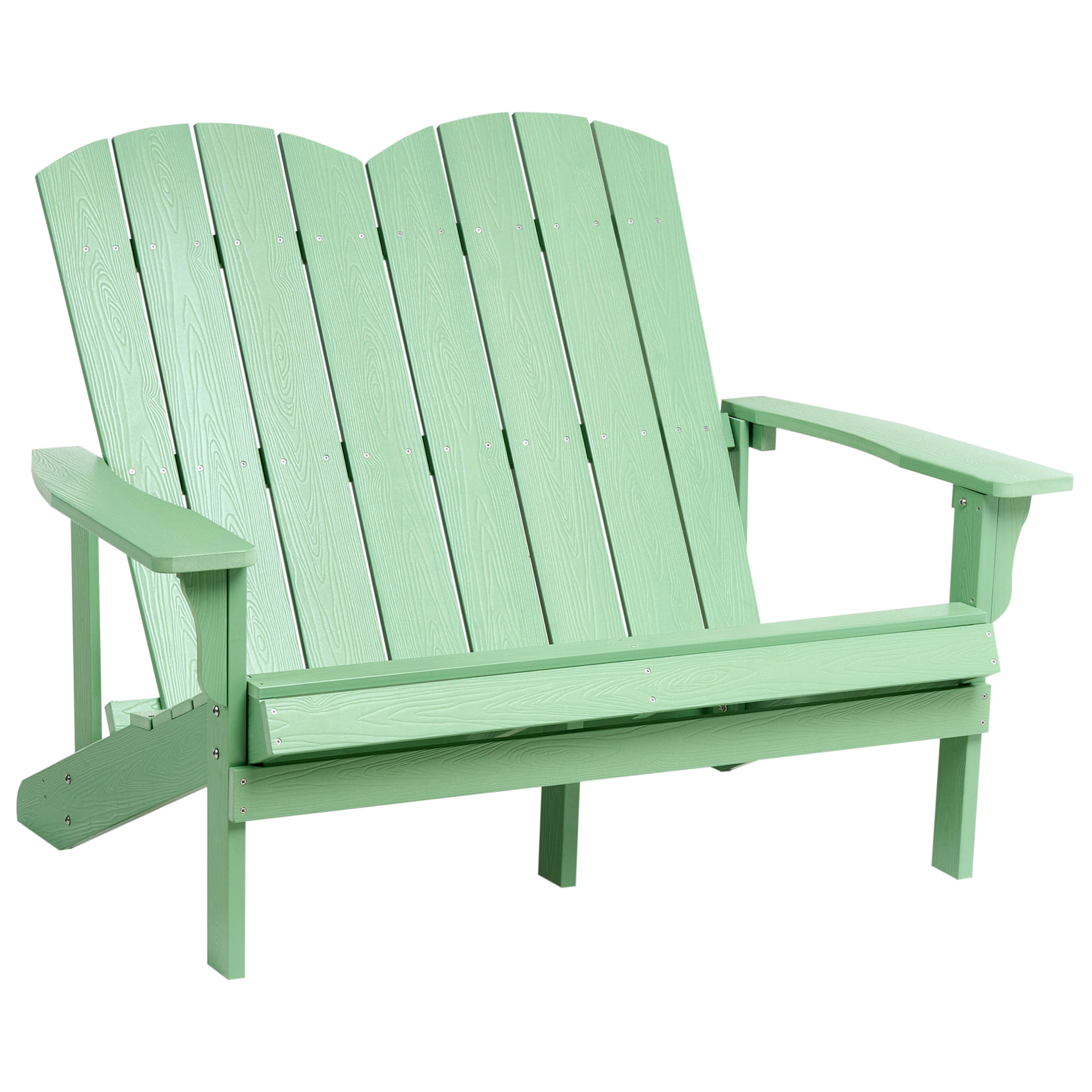 Puutarhapenkki ADIRONDACK 125 cm Vaaleanvihreä
