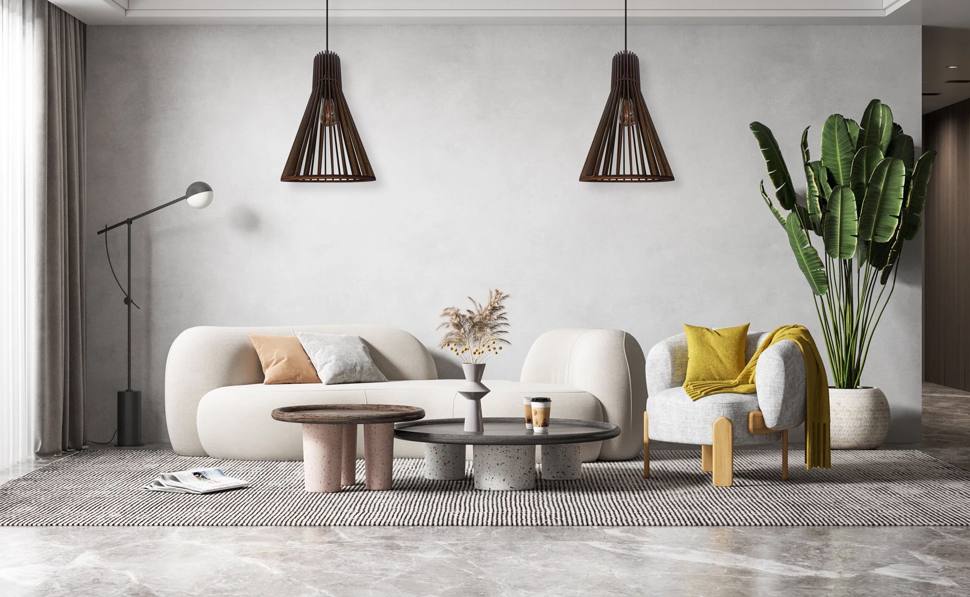 TOOLIGHT riippuva kattovalaisin APP1350-CP BOHO musta, 45x25x45cm