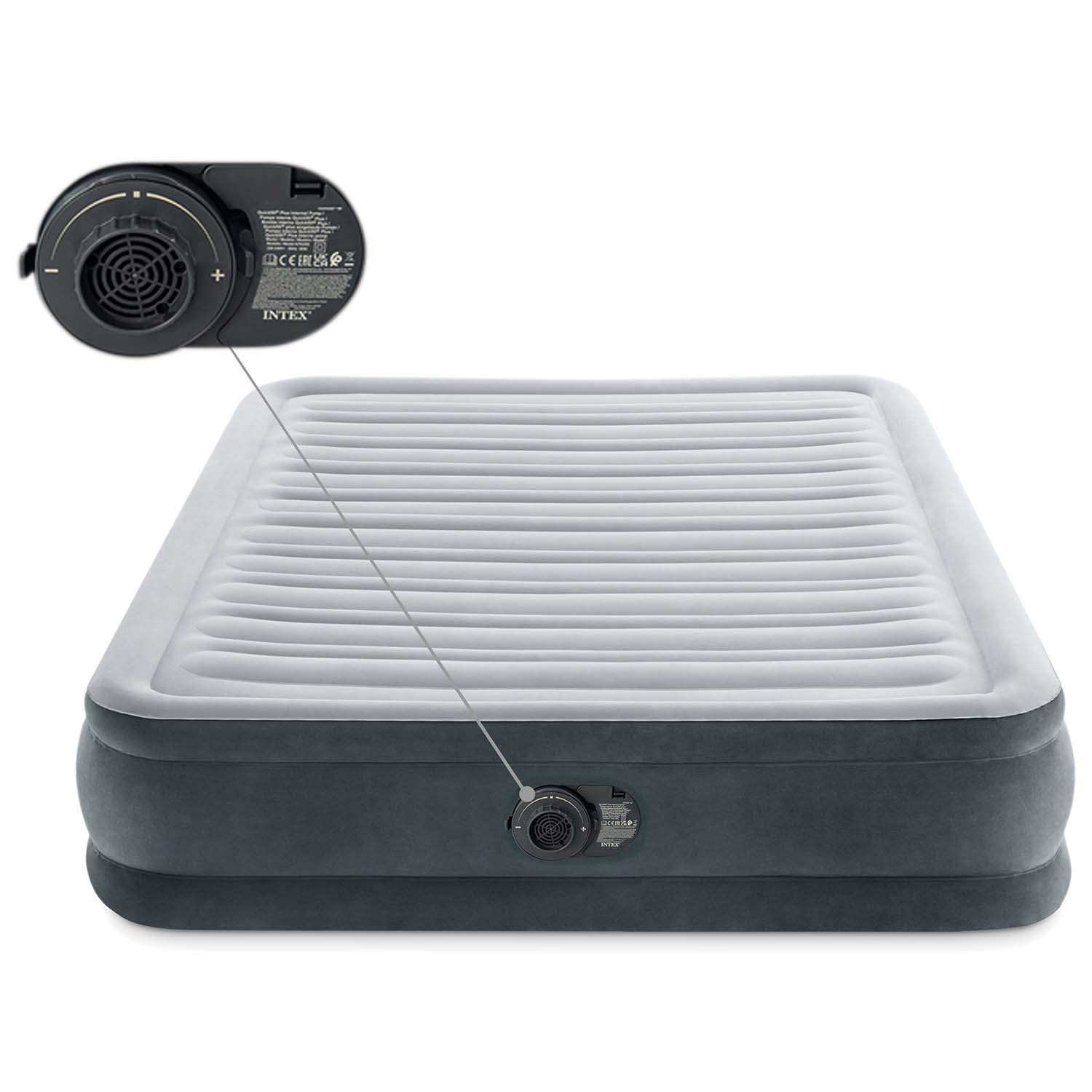 Ilmatäytteinen patja 191x137x33 cm integroidulla sähköpumpulla INTEX 67768ND