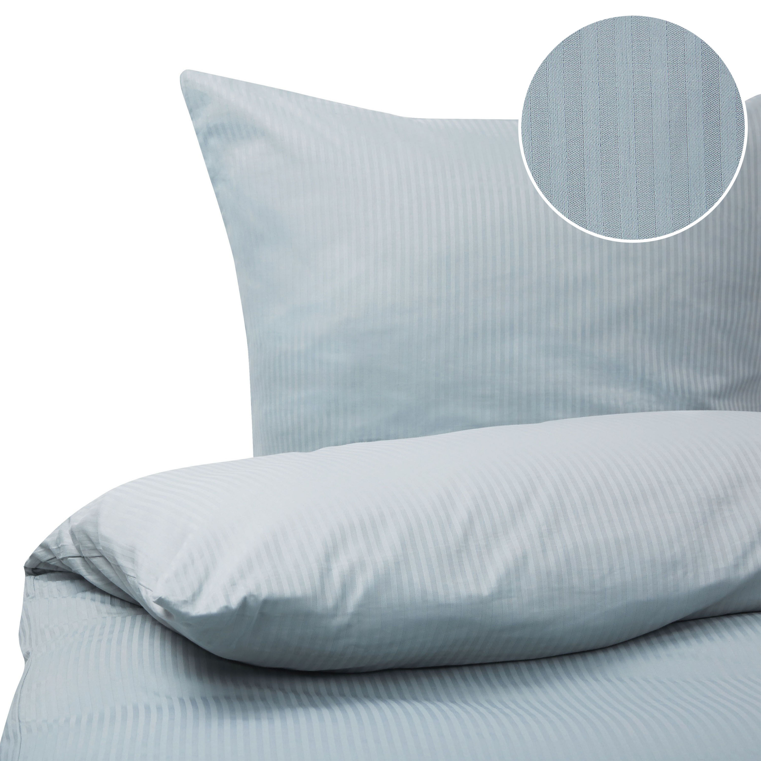 Pussilakanasetti AVONDALE Puuvillasatiini 200 x 220 cm Harmaa