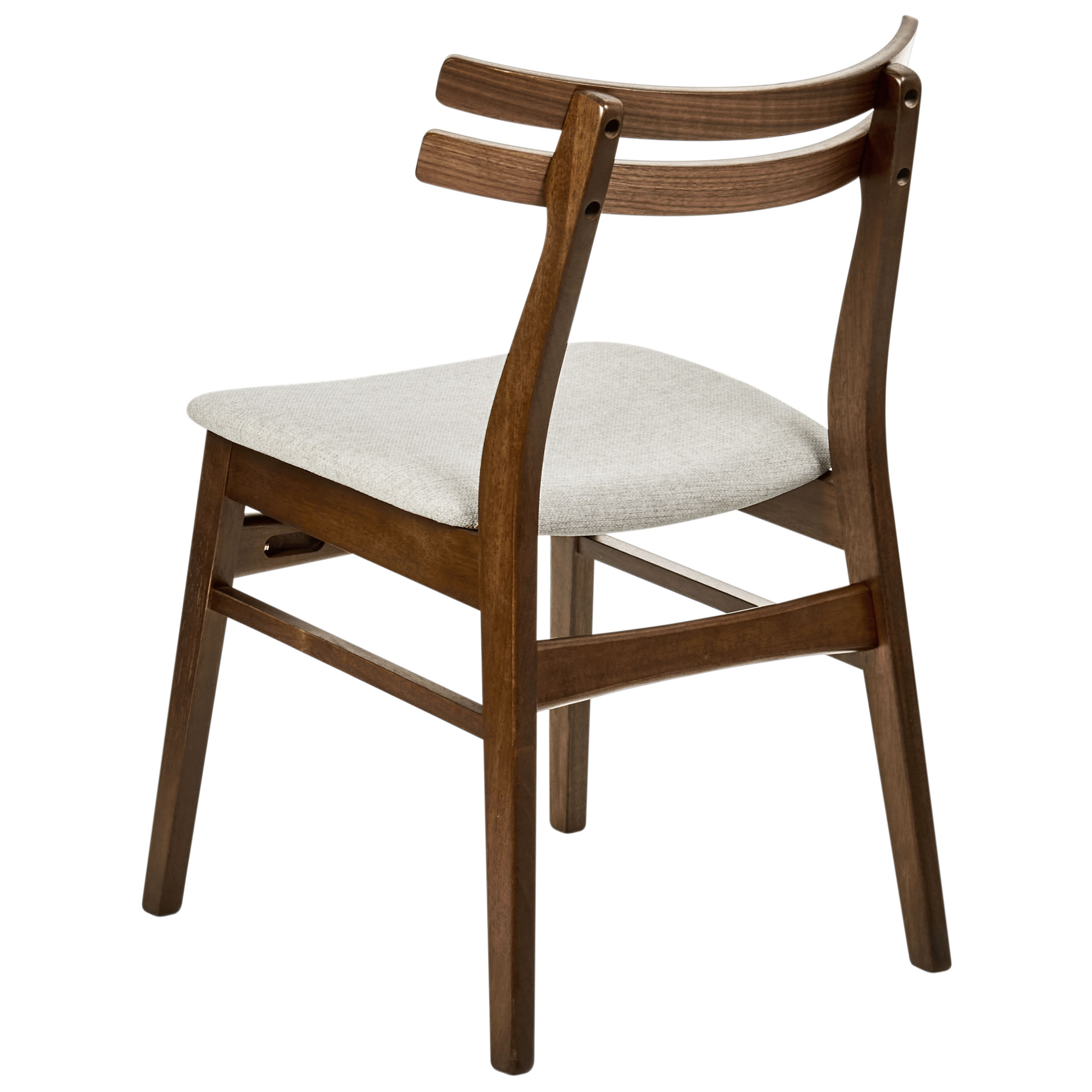 Ruokatuolisetti 2 kpl CYNTHIANA Puu Ruskea/vaaleanbeige