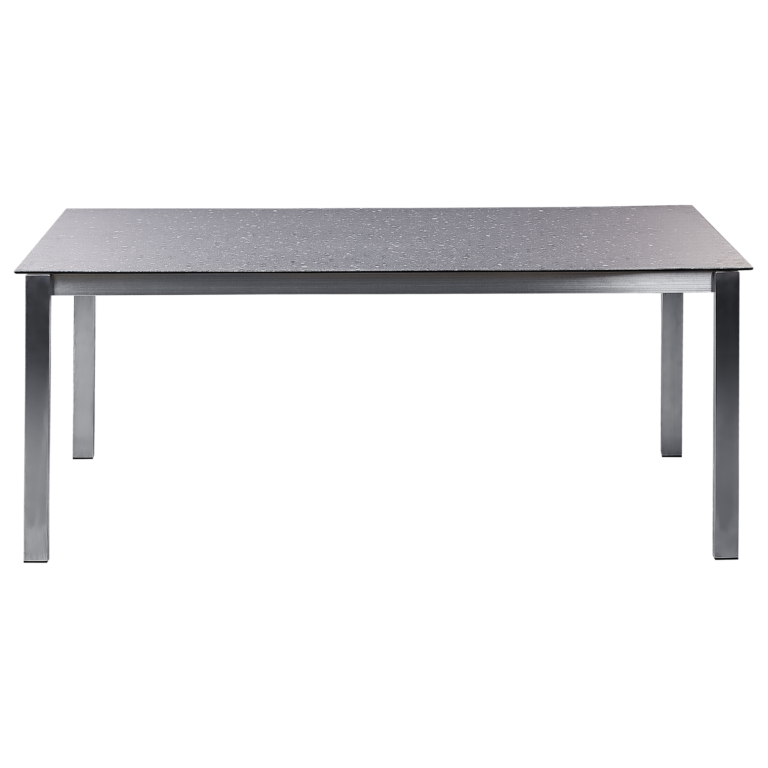 Puutarhapöytä COSOLETO 180 cm 90 cm Lasi Musta