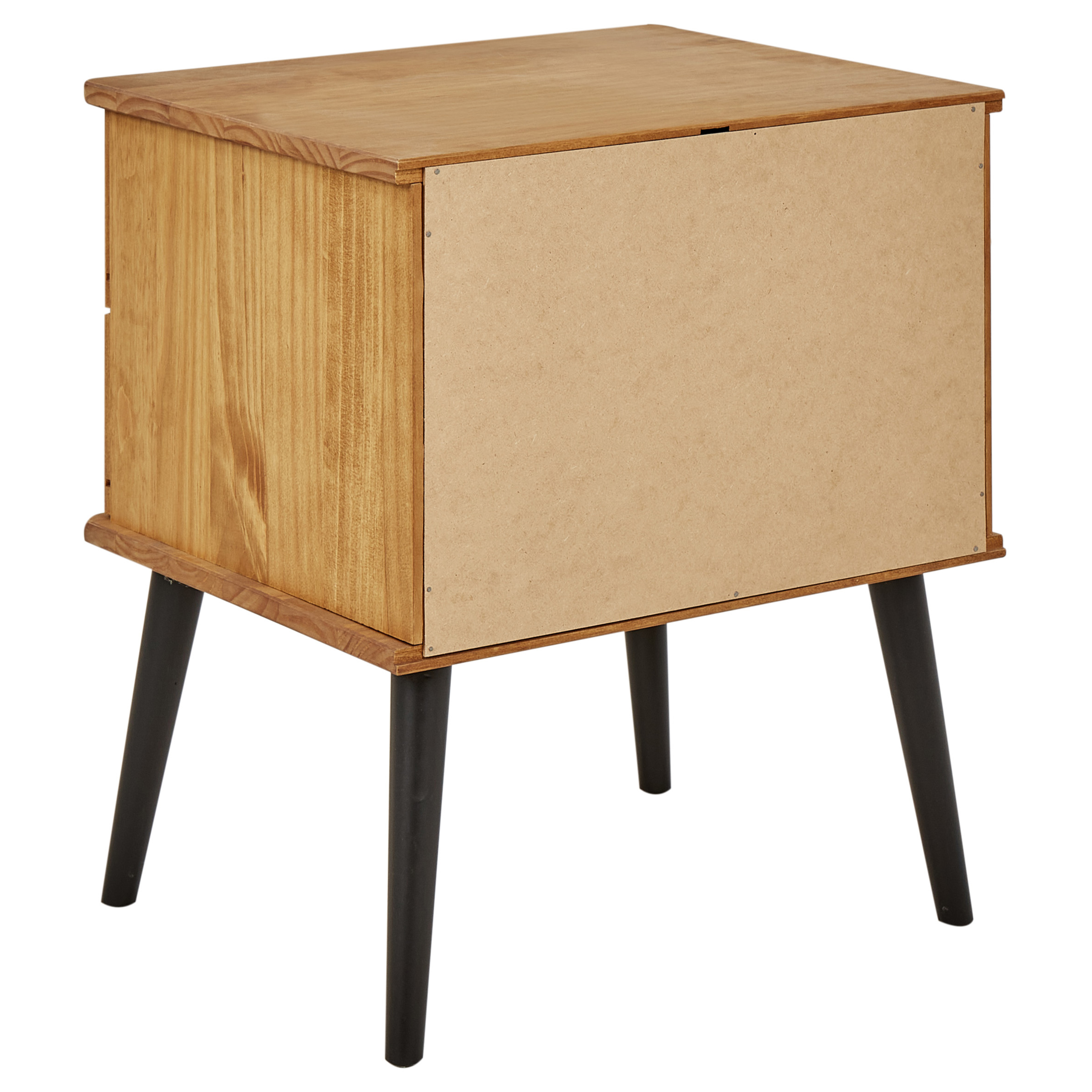 Yöpöytä 2 laatikolla TIMMINS mänty Ruskea