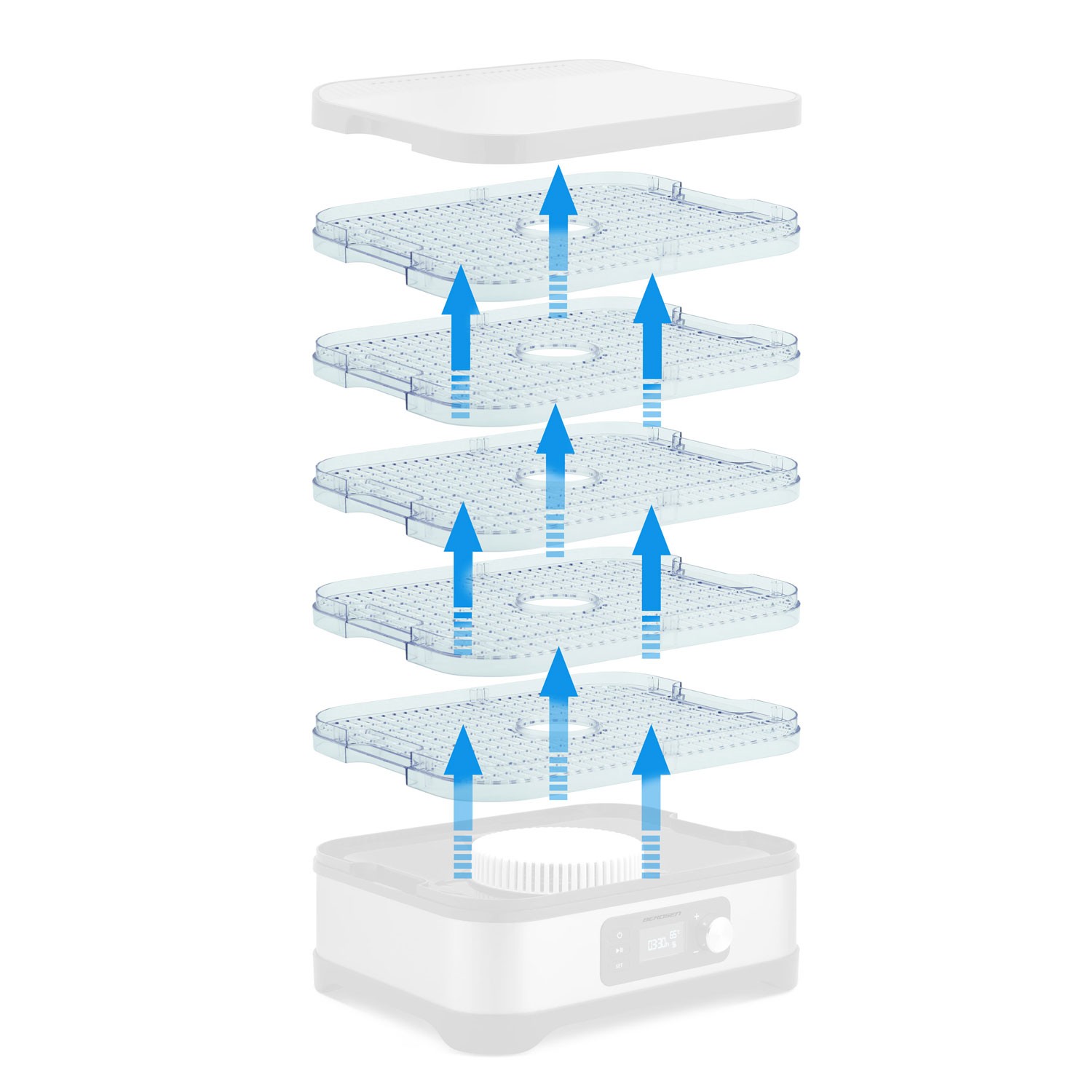 Tarjotin BD-690 sieni- ja hedelmäkuivaimelle