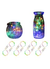 NETTLIFE LED-valoketju, 8 kpl, 2 m, 20 LED-paristokäyttöistä valosarjaa, joulukoristeita