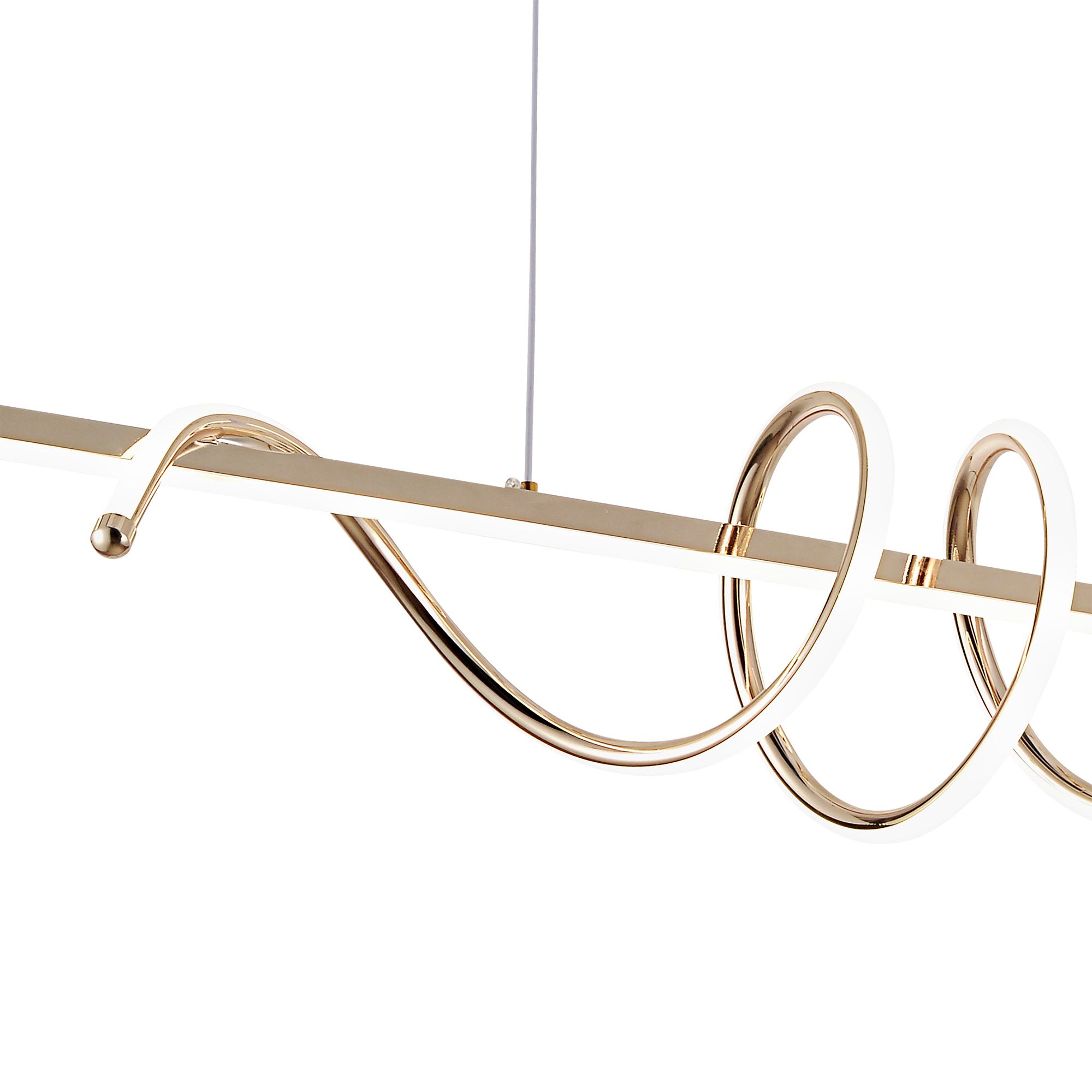 TOOLIGHT riippuvalaisin G065-CP Kulta, 100x22x85cm