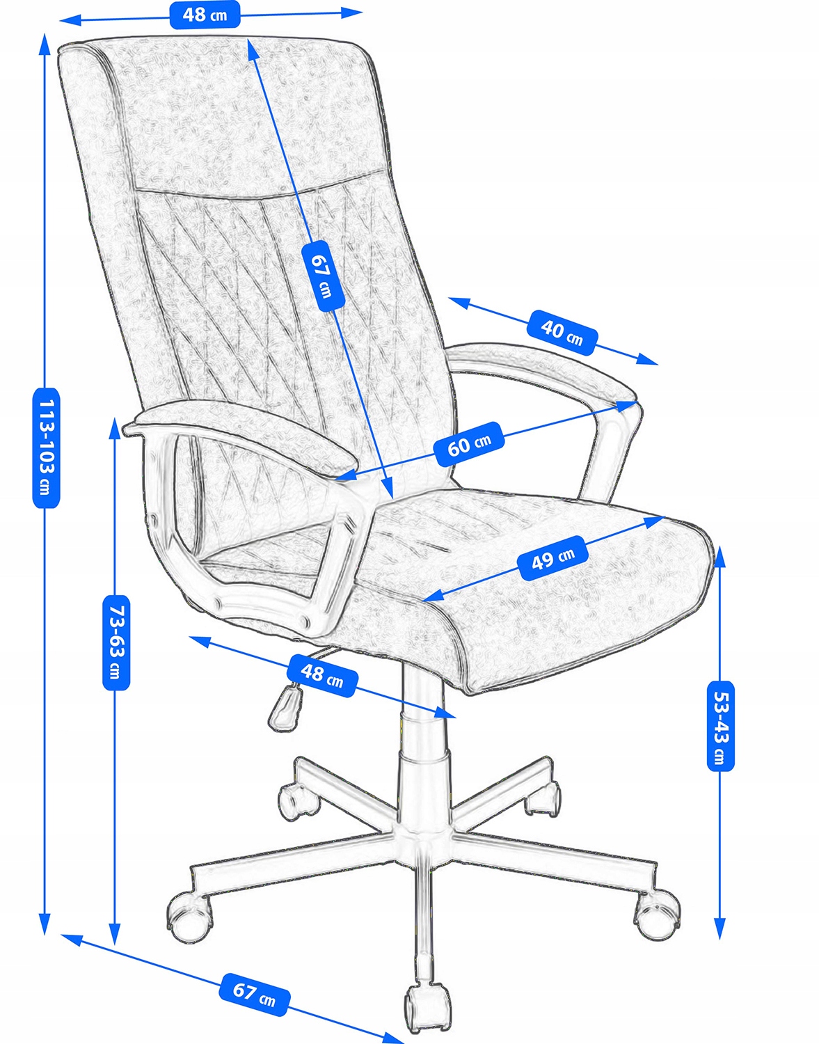 COMFORT-nojatuoli musta