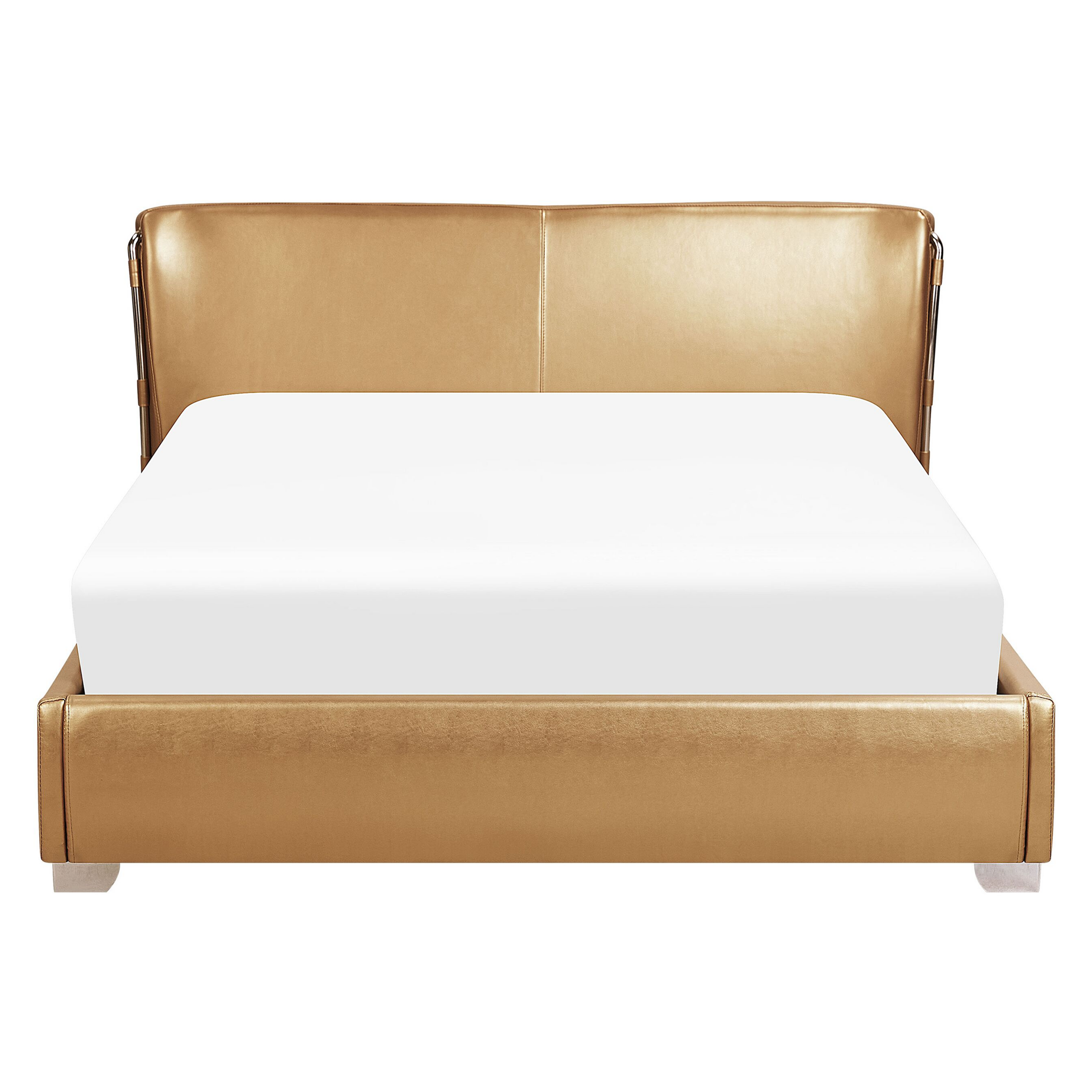 Vesisänky nahka PARIS 160 x 200 cm Kulta