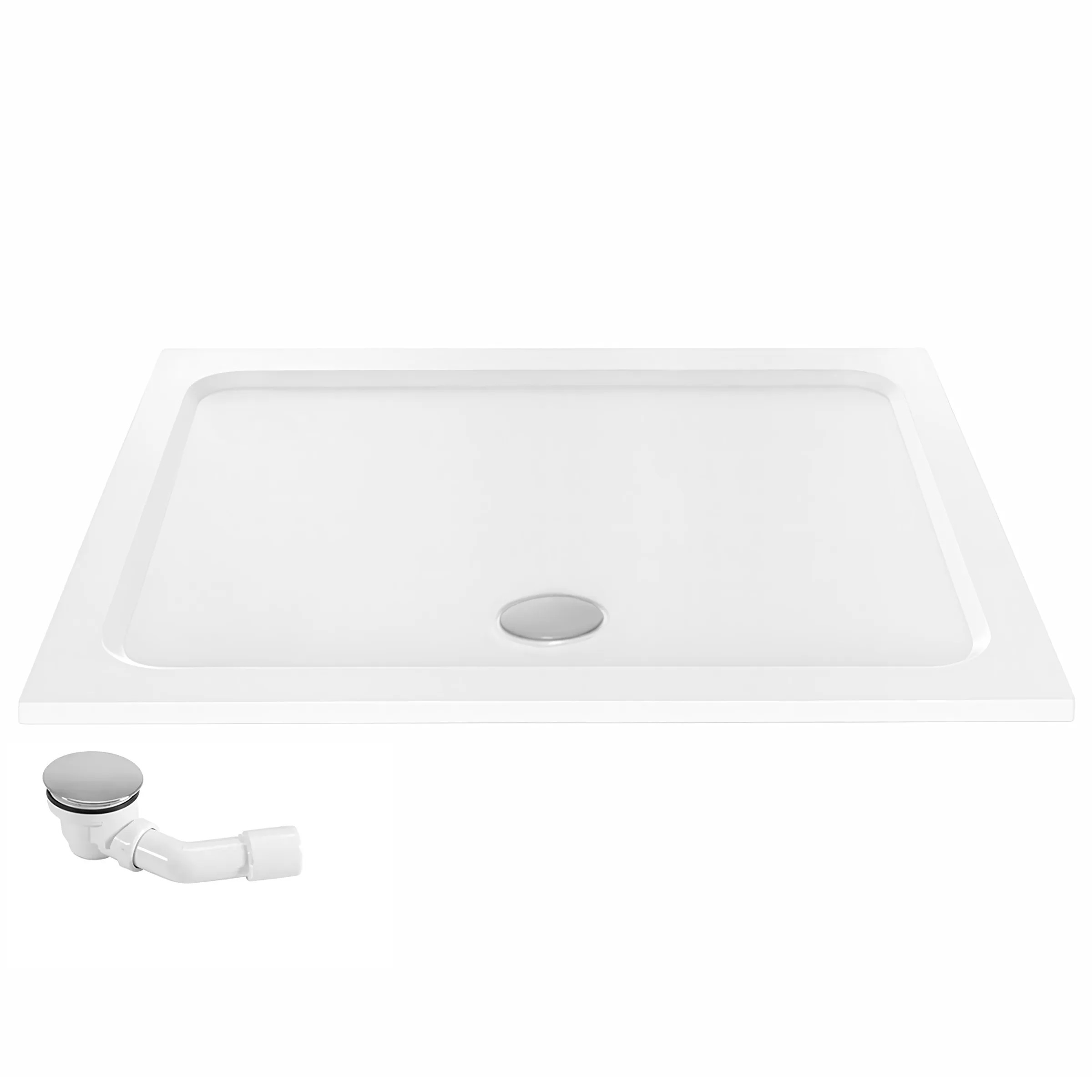REA suihkuallas belmond 80x100 , Valkoinen, 80x100x5cm
