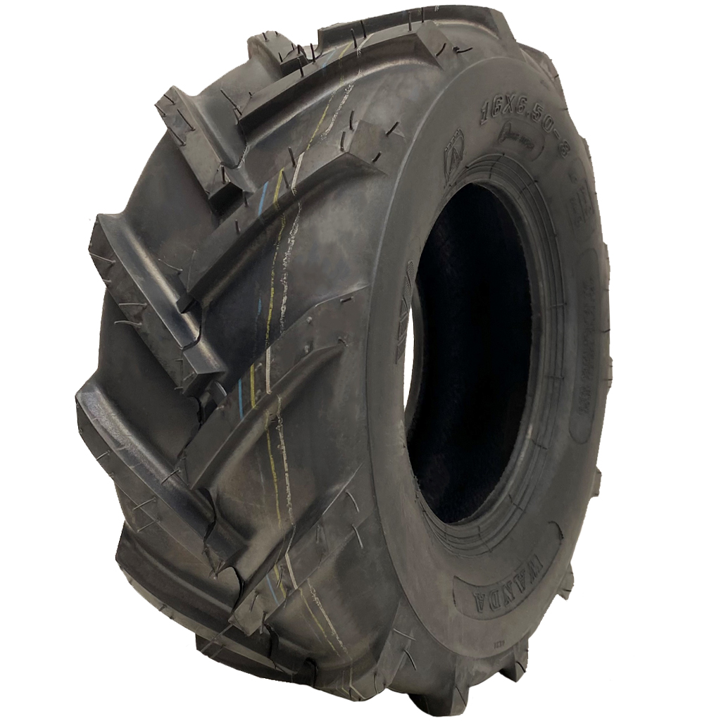 16x6,50-8 avoimella keskiosalla varustettu rengas, nastoitettu, Rotovator-tyyppinen, teollisuuskäyttöön, Wanda P328
