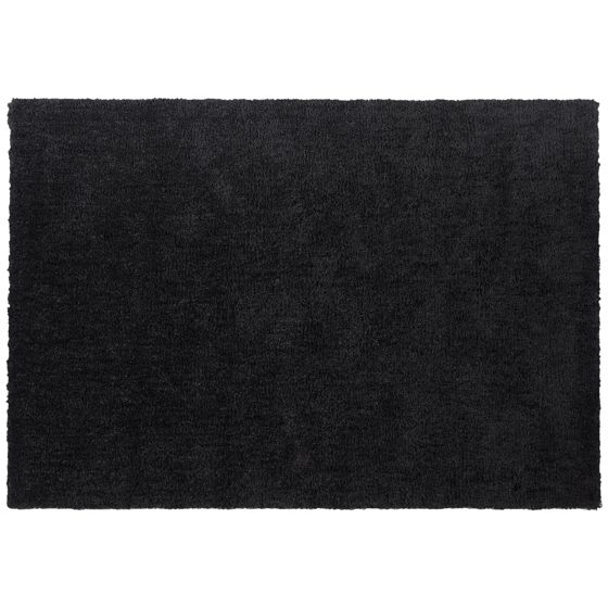 Korkeanukkainen matto DEMRE Musta 160 x 230 cm