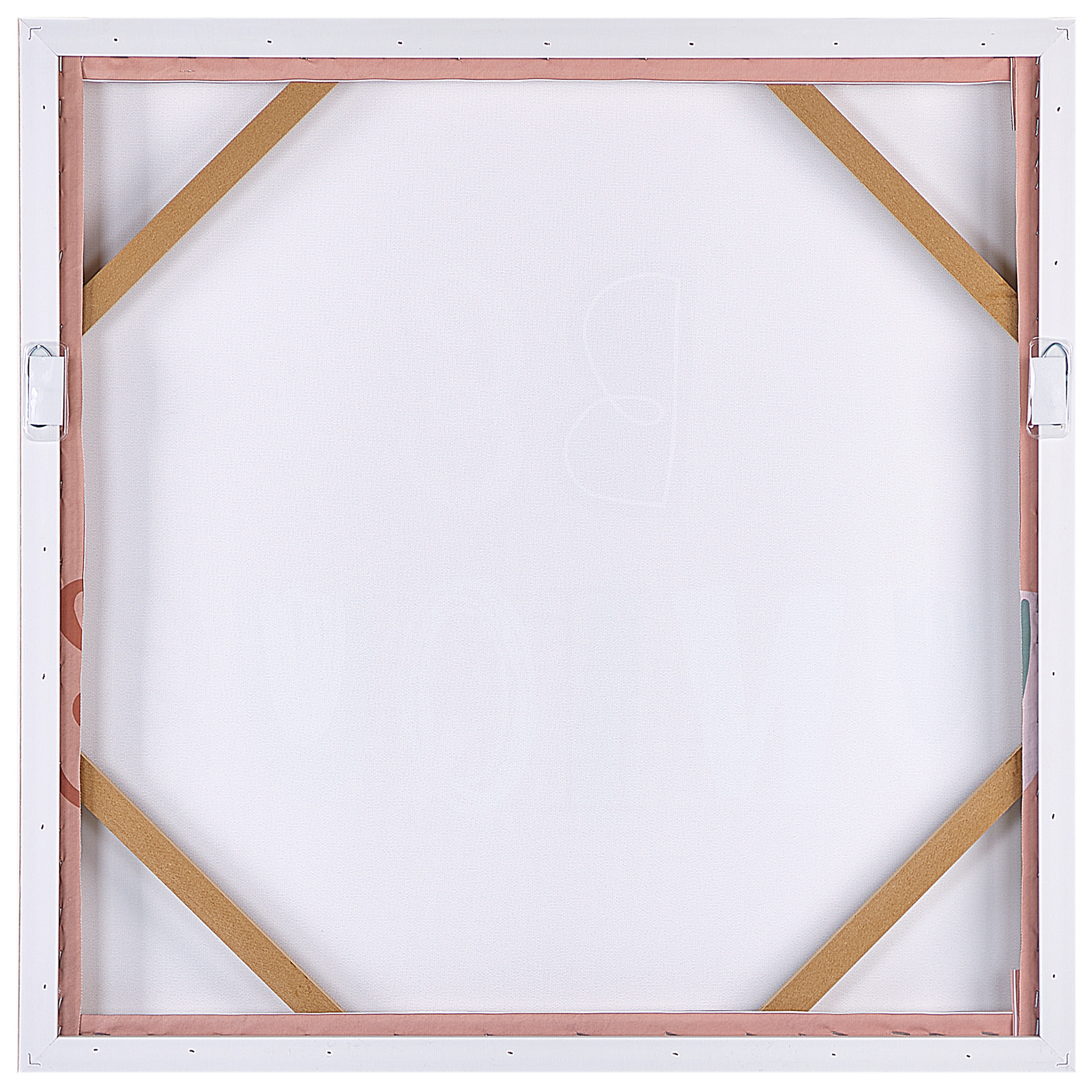 Canvas-taulu TAURISANO 63 x 63 cm Lastenaihe Vaaleanpunainen