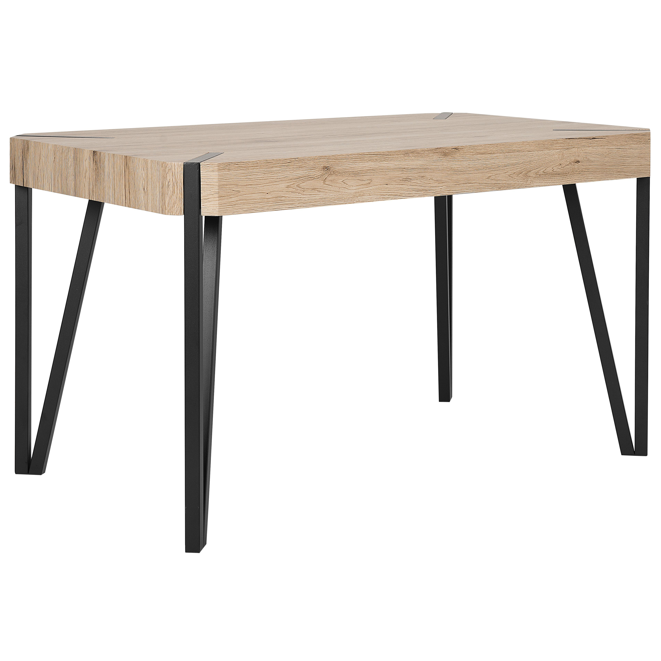 Ruokapöytä CAMBELL Vaaleanruskea 130 cm 80 cm