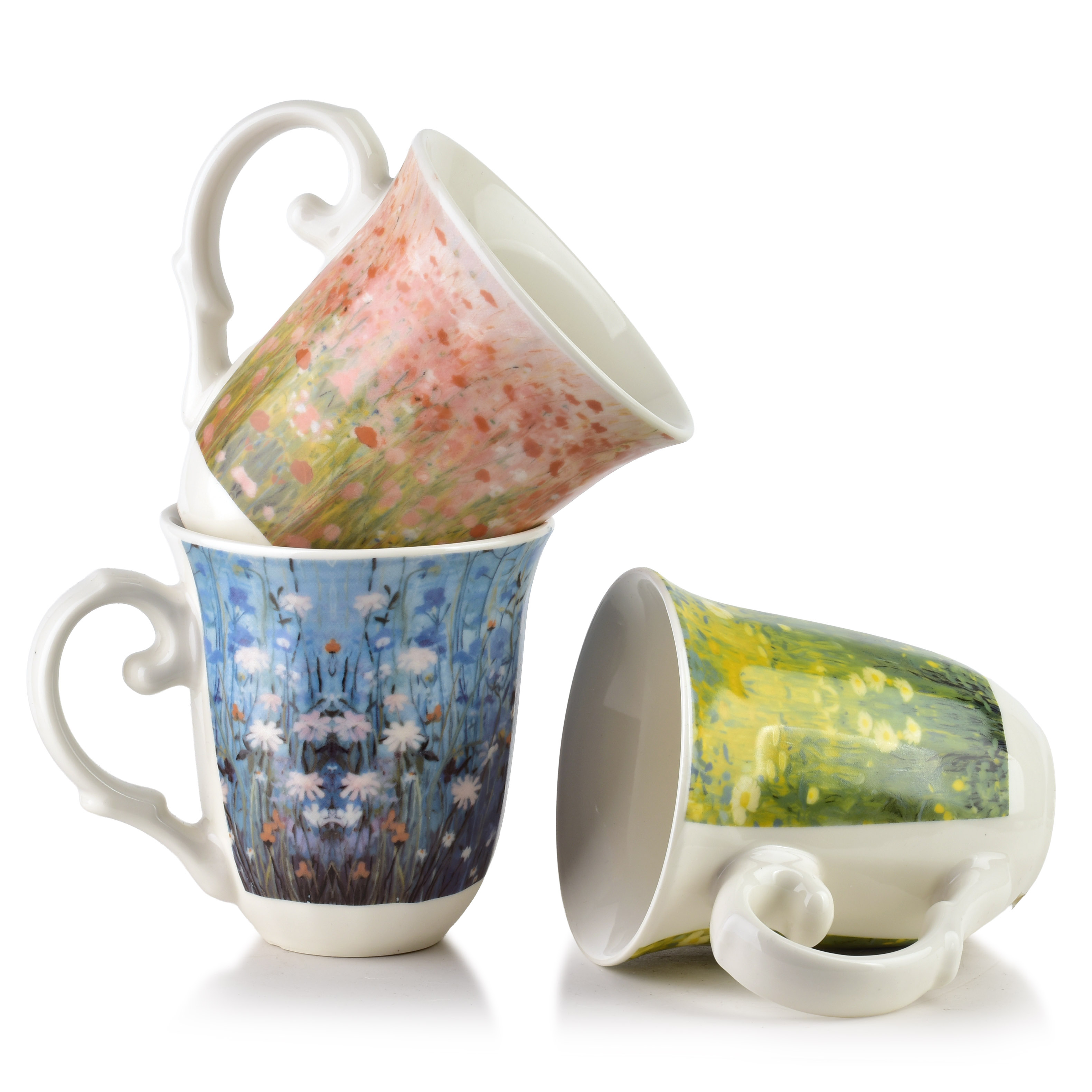 Muki LAVIA vaaleanpunainen posliini 320 ml 9, 5x13x10, 5 cm