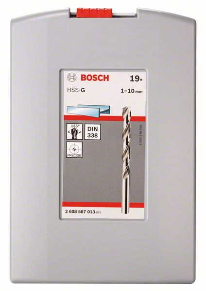Bosch HSS-G poranteräsarja 1–10 mm 19 kpl
