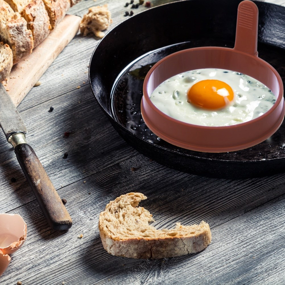 Oranssi silikoninen munamuotti SILLINIE ympyrä