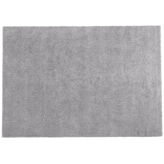 Korkeanukkainen matto DEMRE Vaaleanharmaa 160 x 230 cm