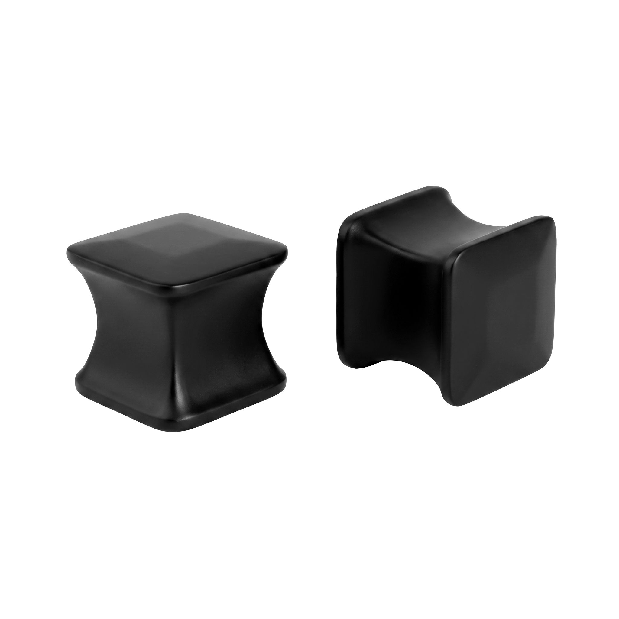 REA suihkuoven vedin 4 , Musta, 3x3x2,8cm