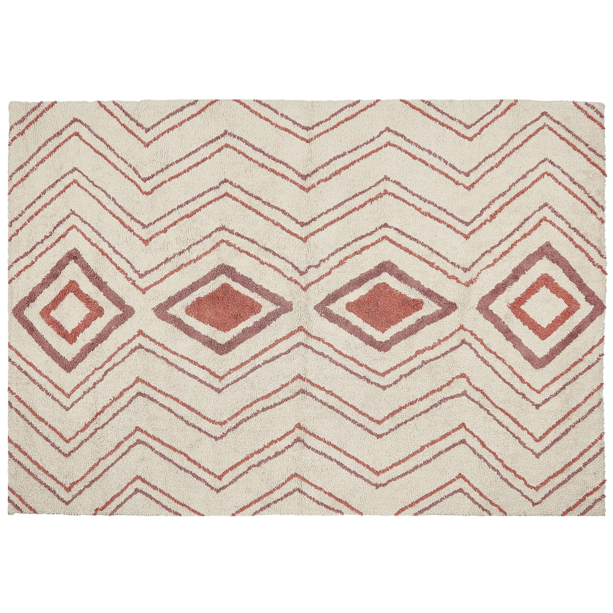 Matto KASTAMONU Beige 160 x 230 cm Puuvilla