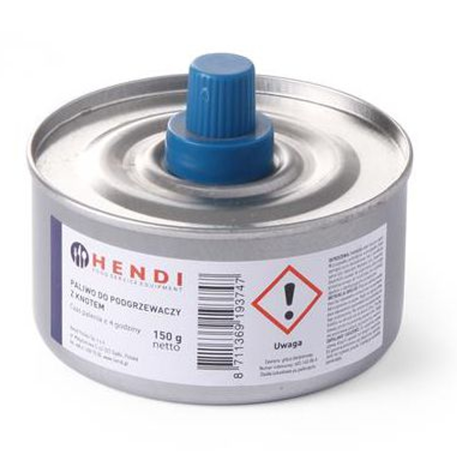Polttoainetahna ruoanlämmittimeen, purkki sydämellä, 145ml, 24 kpl sarja - Hendi 193693