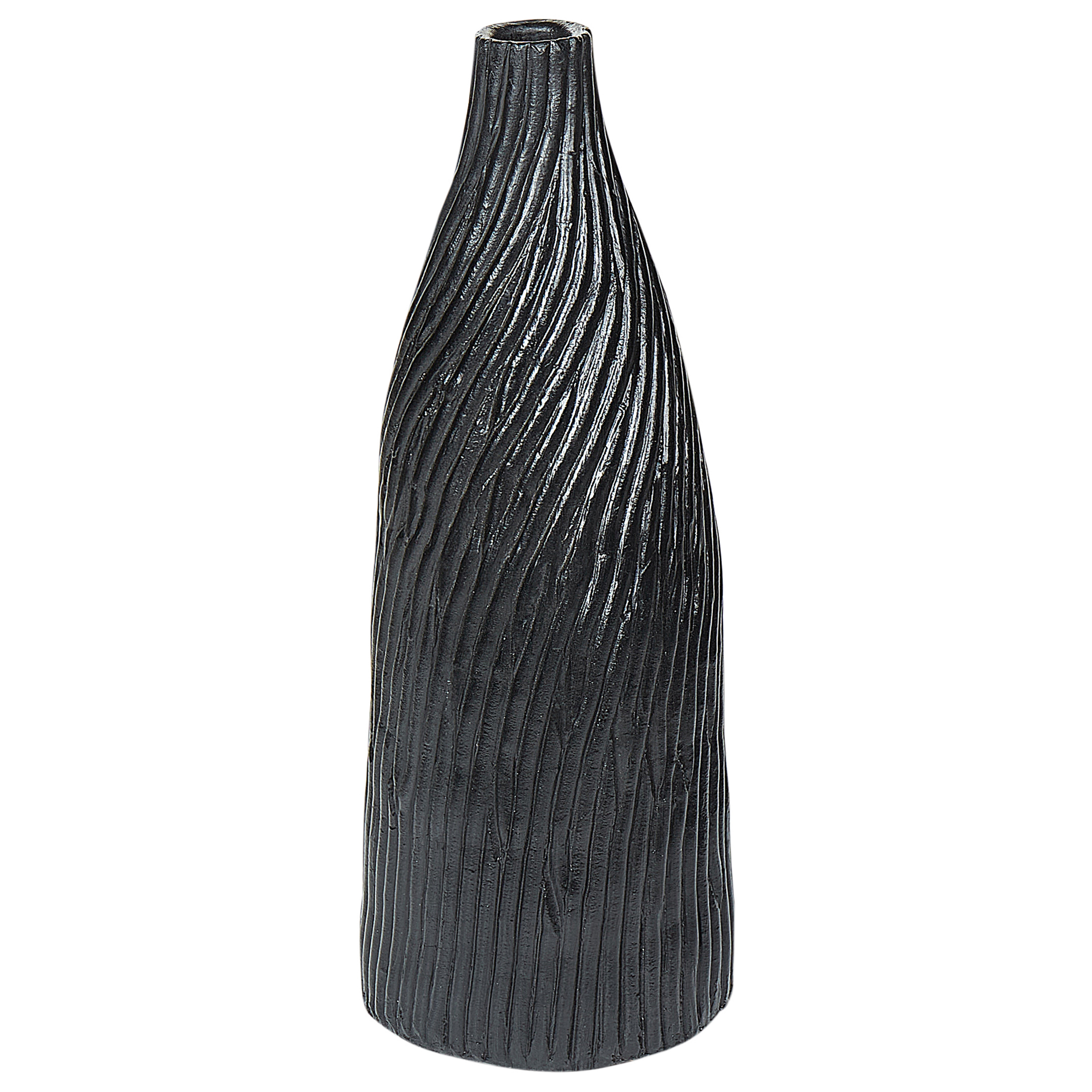 Koristemaljakko FLORENTIA keramiikka 50 cm Musta