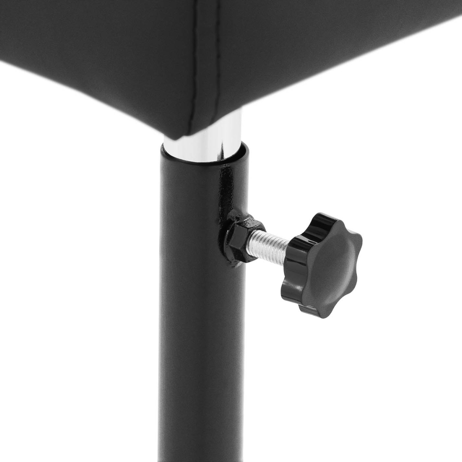 Kosmeettisen pedikyyrin jalkarahi, korkeussäädettävä jopa 67 cm, paino jopa 80 kg - musta