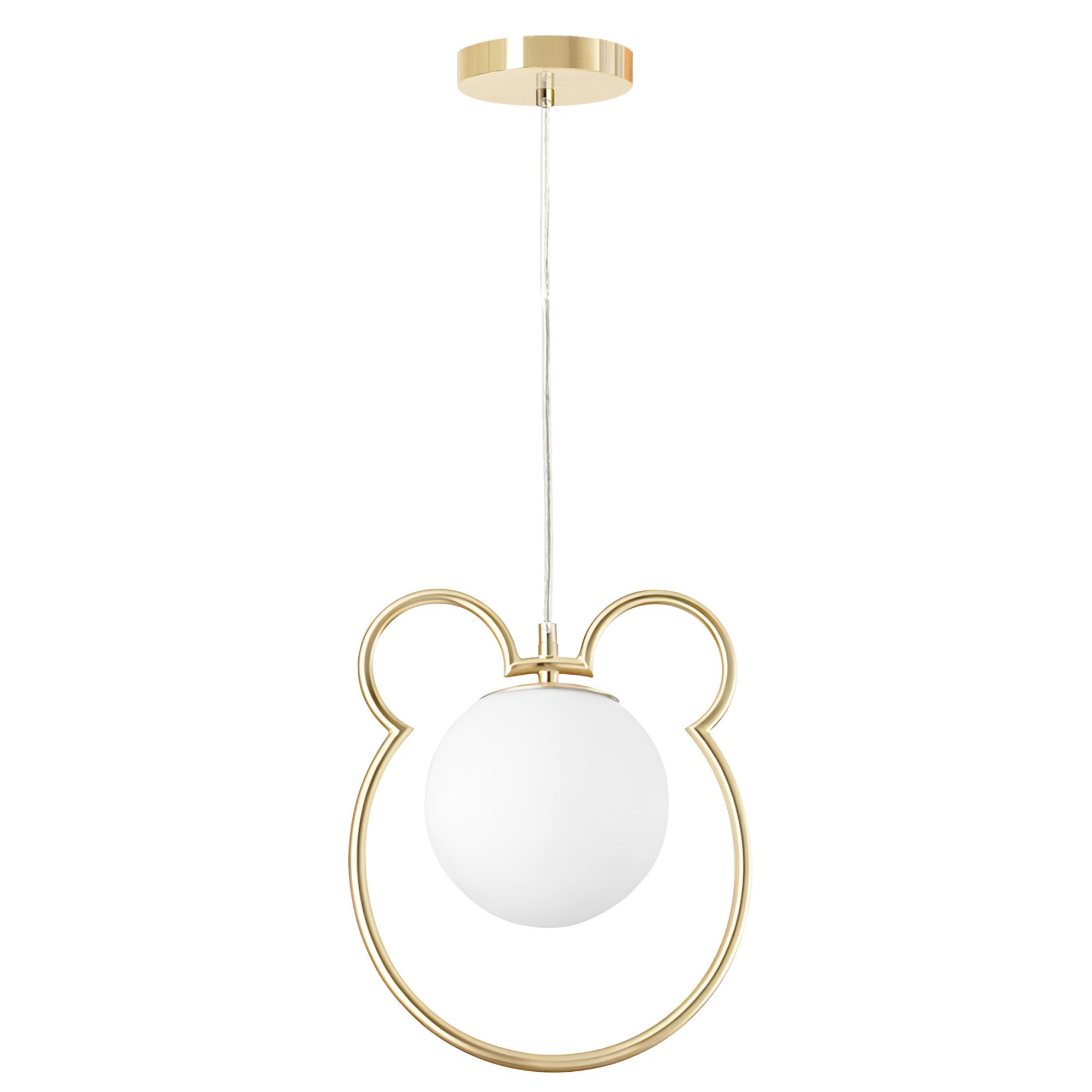 TOOLIGHT riippuvalaisin G105-1W kulta valkoinen, 28X25X28CM