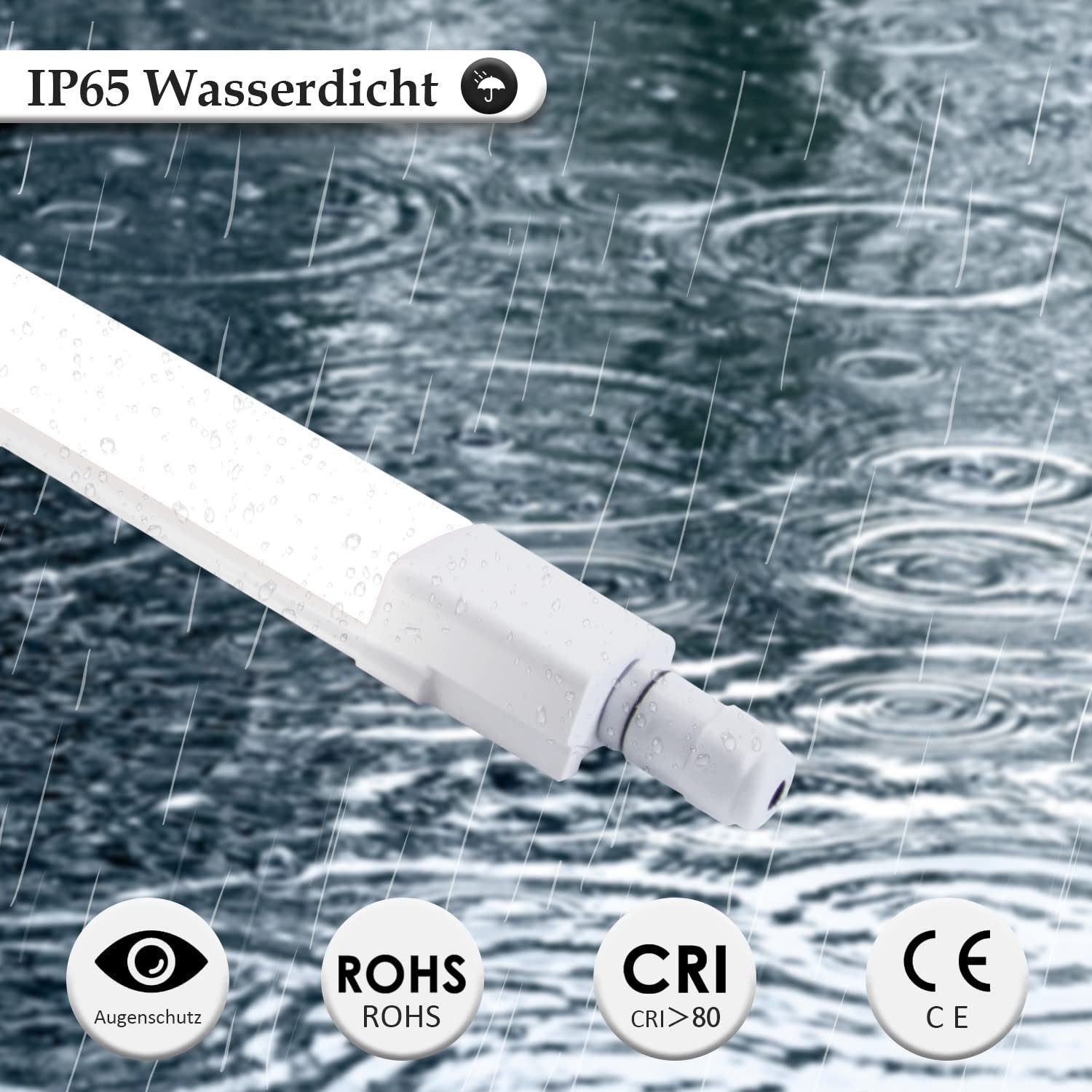 ZMH 120 cm LED-kattovalaisin 4000k 36w IP65