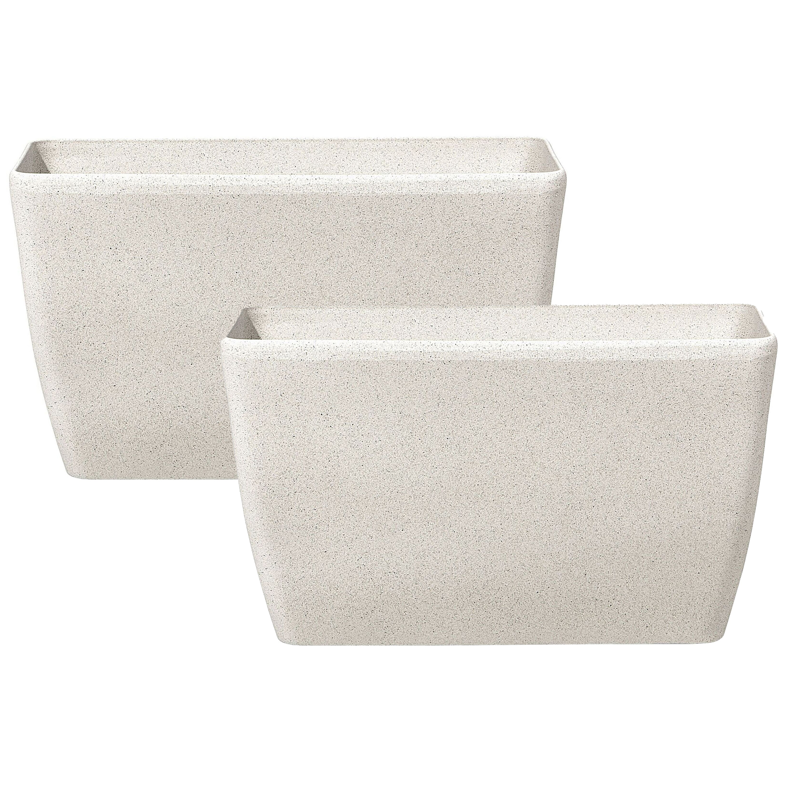 Kukkaruukkusetti 2 kpl BARIS 74 cm Beige