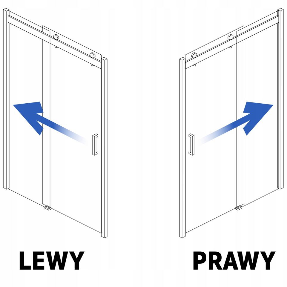 REA Suihkukaappi NIXON-2 90X140 kromi, 90X140X190CM