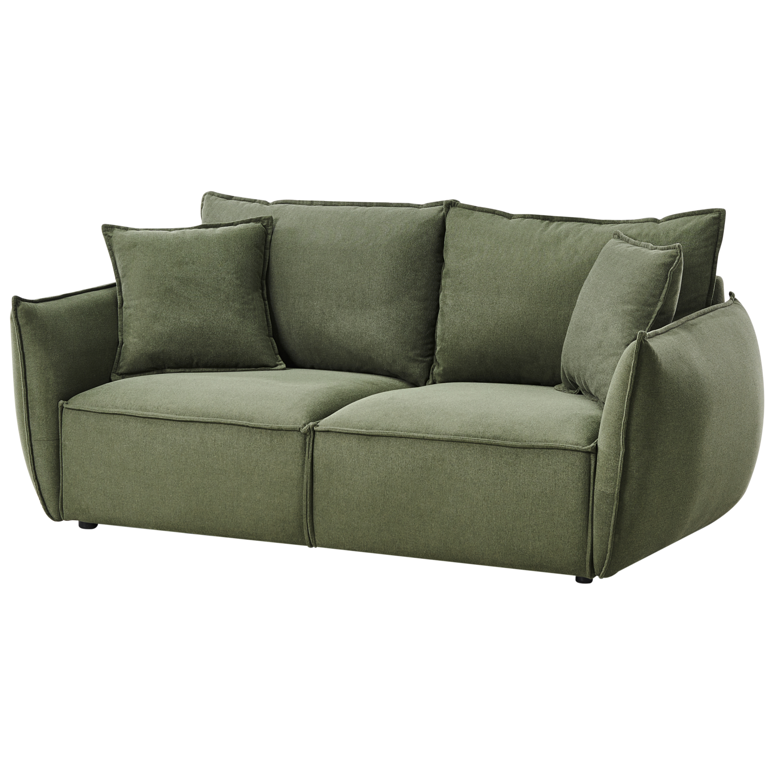 Sohva 3-istuttava KUNES kangas Vihreä