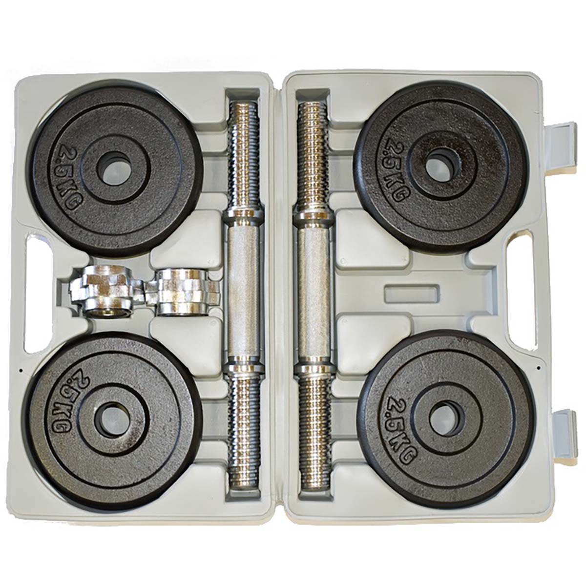 Fit'n Shape Käsipainot 20kg, rautalevyt