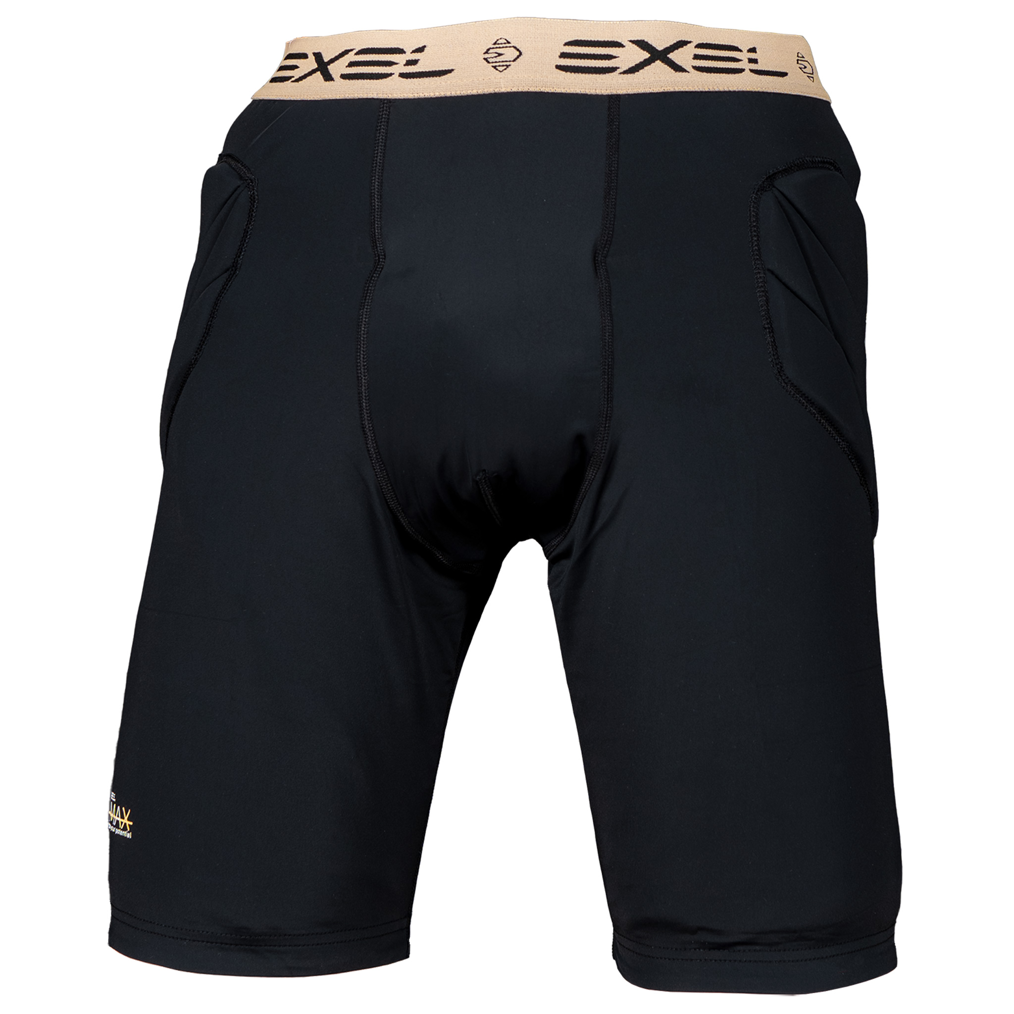 Exel G Max Salibandymaalivahdin suojashortsit