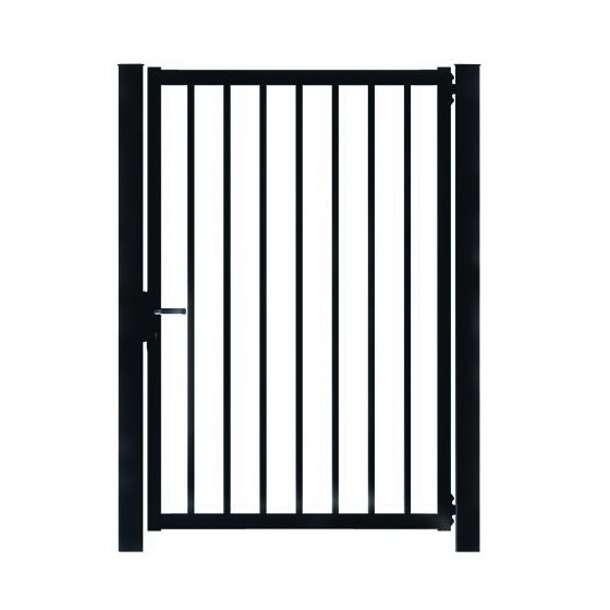 Fornorth aitaelementin aitaportti 100x150cm, musta