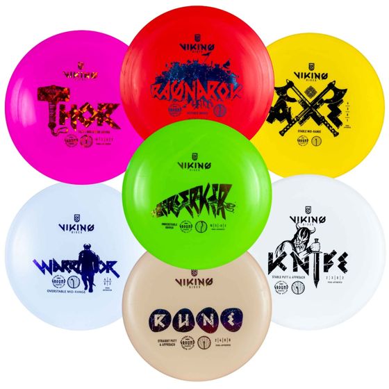Viking Discs Ground Set, 7 kiekon setti