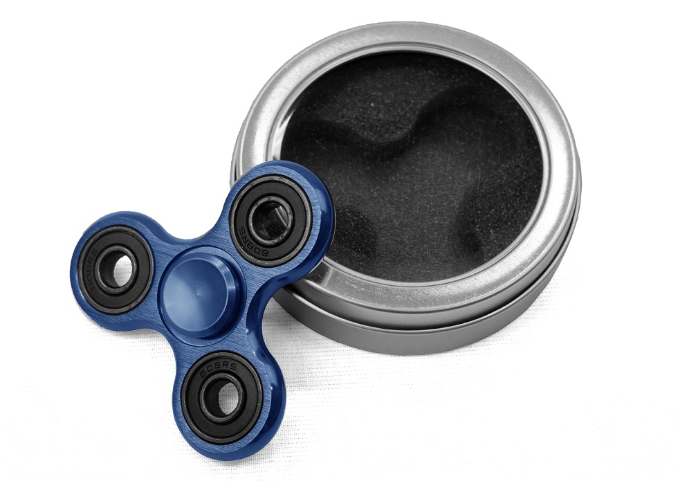 Fidget Spinner Metal Setti, 3 Spinneriä