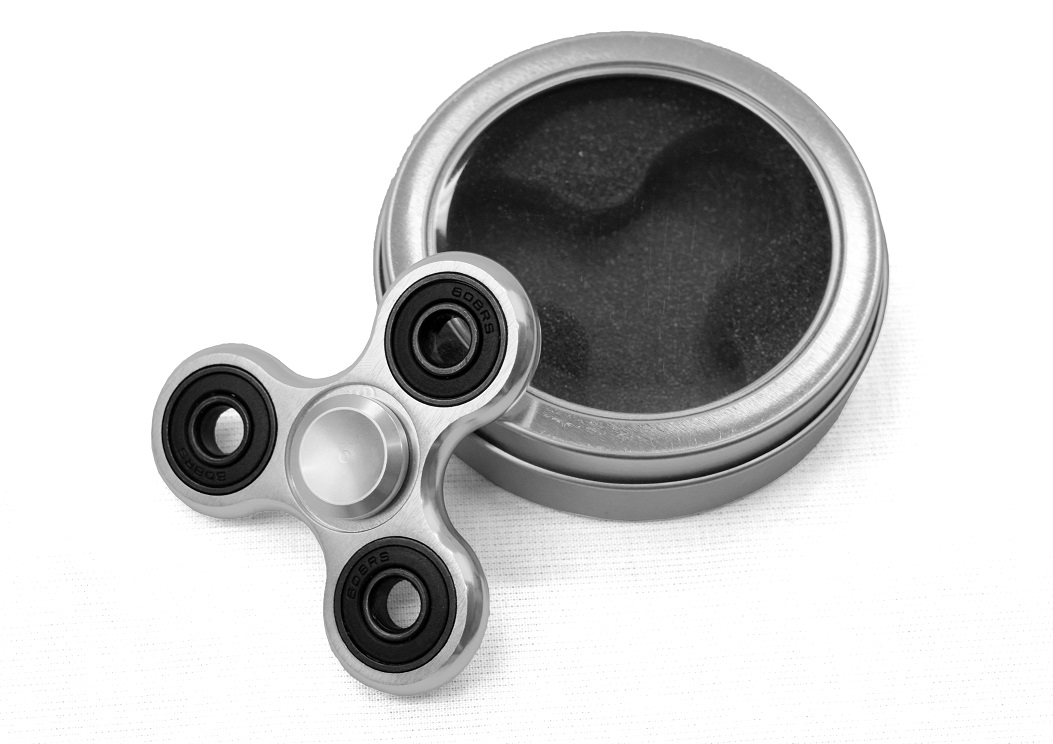 Fidget Spinner Metal Setti, 3 Spinneriä