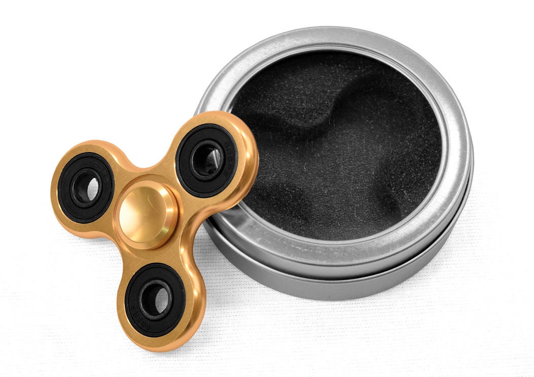 Fidget Spinner Metal Setti, 3 Spinneriä